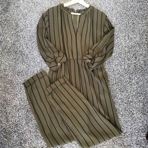 Dynamite pinstripe jumpsuit